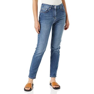 French Connection dam Jeans Komfort Stretch Återvunnen Hög Midja Rakt Ben Denim French Connection dam Jeans Komfort Stretch Återvunnen Hög Midja Rakt Ben Denim