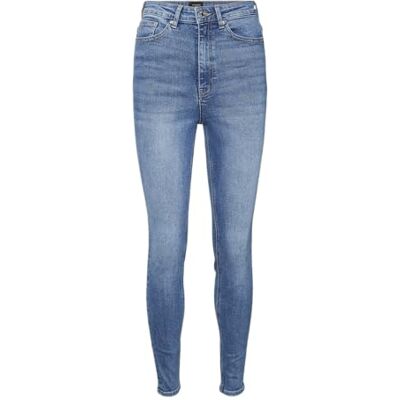VERO MODA VMSANDRA SHR Skinny J RA385 GA NOOS, Medium blå denim/detalj: tvättad, (XS) W x 32L VERO MODA VMSANDRA SHR Skinny J RA385 GA NOOS, Medium blå denim/detalj: tvättad, (XS) W x 32L