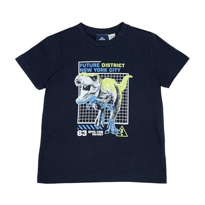 Chicco Kortärmad T-shirt i bomull för pojkar, Mörkblå, 2 år Chicco Kortärmad T-shirt i bomull för pojkar, Mörkblå, 2 år
