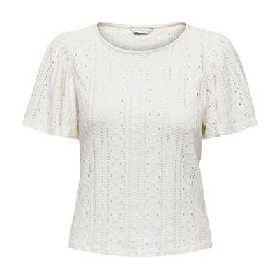 ONLY Onlriverside S/S stil topp JRS T-shirt, Vit, 3XL ONLY Onlriverside S/S stil topp JRS T-shirt, Vit, 3XL