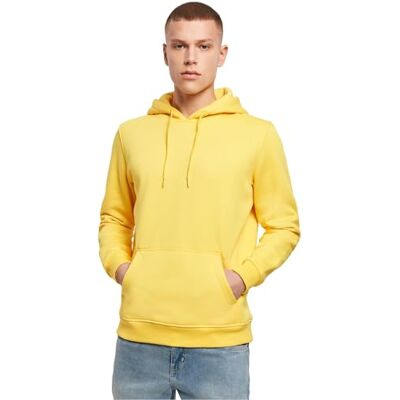 Build Your Brand Huvtröja för män, tung huvtröja, avslappnad huvtröja för män, storlekar XS – 5XL, Taxi gul, 4XL Build Your Brand Huvtröja för män, tung huvtröja, avslappnad huvtröja för män, storlekar XS – 5XL, Taxi gul, 4XL