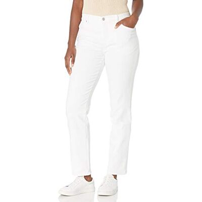 Gloria Vanderbilt womens Amanda Classic High Rise Tapered Jeans, Vintage White, 6 Long US Gloria Vanderbilt womens Amanda Classic High Rise Tapered Jeans, Vintage White, 6 Long US