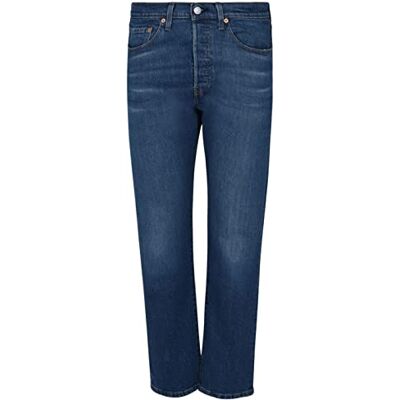 Levi's dam raka jeans 501 Crop, Charleston övervarade, 24W / 30L Levi's dam raka jeans 501 Crop, Charleston övervarade, 24W / 30L