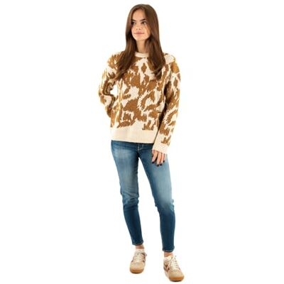 ONLY Onlgigi Ls Glitter O-Neck KNT, Björk, XS ONLY Onlgigi Ls Glitter O-Neck KNT, Björk, XS
