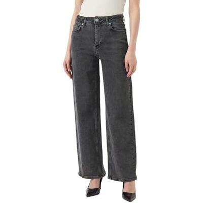 YAS Y.A.S rosie Hw denim jeans S. Noos, Mörkgrå denim, 30W / 32L YAS Y.A.S rosie Hw denim jeans S. Noos, Mörkgrå denim, 30W / 32L