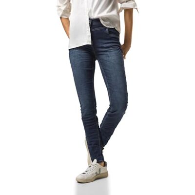 Cecil Jeans Slim Fit, Mellanblå Tvätt, 36W x 32L Cecil Jeans Slim Fit, Mellanblå Tvätt, 36W x 32L