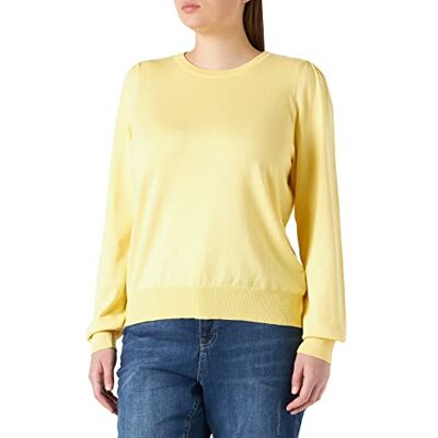 Peppercorn Tana puff långärmad kurva för kvinnor, 6040 Pale Yellow, 48 SE Peppercorn Tana puff långärmad kurva för kvinnor, 6040 Pale Yellow, 48 SE