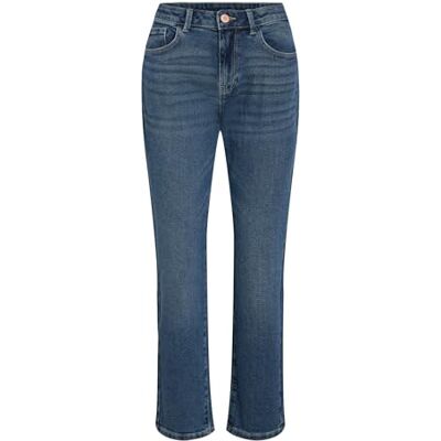 Vila Vialice Rw raka jeans MBD Sol91-Noos, Mellanblå denim, 42W / 32L Vila Vialice Rw raka jeans MBD Sol91-Noos, Mellanblå denim, 42W / 32L