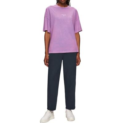 LTB Jeans dam t-shirt tillverkad av bomull normal – storlek M, lila, M LTB Jeans dam t-shirt tillverkad av bomull normal – storlek M, lila, M