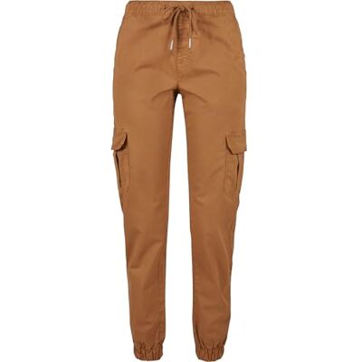 Urban Classics dam Byxor Dam hög midja cargo-joggingbyxor, Toffee, M Urban Classics dam Byxor Dam hög midja cargo-joggingbyxor, Toffee, M