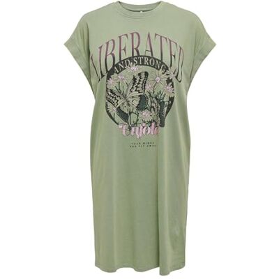 ONLY dam Onllucy Life S/L Butterfly Dress Box Jrs Jerseyklänning ONLY dam Onllucy Life S/L Butterfly Dress Box Jrs Jerseyklänning