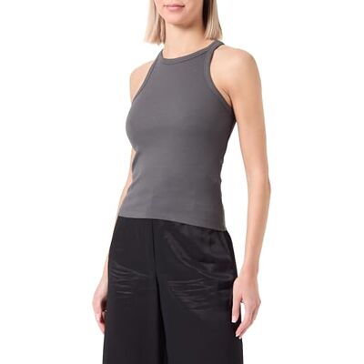 VERO MODA dam Vmchloe Short Tank JRS Noos Top, magnet, M VERO MODA dam Vmchloe Short Tank JRS Noos Top, magnet, M