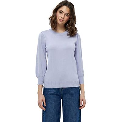 Minus Damsweater mersin stickad t-shirt, Kosmisk lavendel, XS Minus Damsweater mersin stickad t-shirt, Kosmisk lavendel, XS