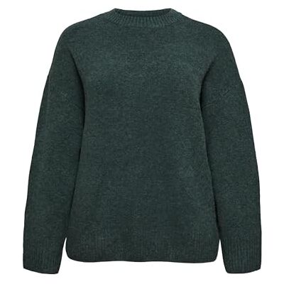 VERO MODA CURVE dam Vmcboom Ls O-hals tröja Ga Noos Cur, Balsamgrön, XL VERO MODA CURVE dam Vmcboom Ls O-hals tröja Ga Noos Cur, Balsamgrön, XL