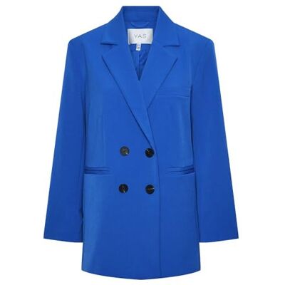 YAS LIKKA LS Oversized Blazer S. NOOS, Blå iolit, M YAS LIKKA LS Oversized Blazer S. NOOS, Blå iolit, M