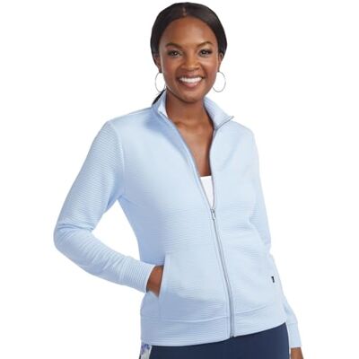 Skechers Dam The Go Walk Everywhere jacka cardigan tröja, Halogen blå, M Skechers Dam The Go Walk Everywhere jacka cardigan tröja, Halogen blå, M
