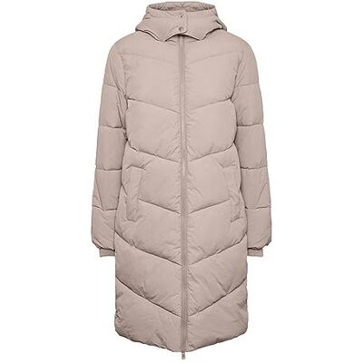 PIECES vadderad jacka för kvinnor PCJAMILLA, Silver Mink, L PIECES vadderad jacka för kvinnor PCJAMILLA, Silver Mink, L