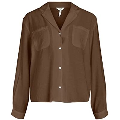 Object dam Objseline L/S Shirt Noos Blus Object dam Objseline L/S Shirt Noos Blus