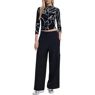 Desigual TS_London, 2000, svart, S, svart, S Desigual TS_London, 2000, svart, S, svart, S