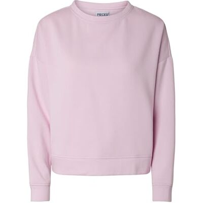 PIECES Pcchilli Ls Sweat Noos Bc, Charmerande orkidé, XL PIECES Pcchilli Ls Sweat Noos Bc, Charmerande orkidé, XL