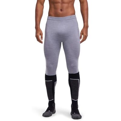 FALKE herr Baslager Underdel Wool-Tech Light 3/4 M Ti ull funktionsmaterial snabbtorkande 1 del, Grå Grey-Heather 3757, M FALKE herr Baslager Underdel Wool-Tech Light 3/4 M Ti ull funktionsmaterial snabbtorkande 1 del, Grå Grey-Heather 3757, M