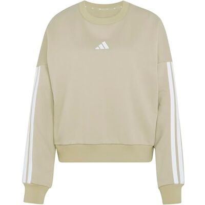 adidas Kobiety ESSENTIALS 3-STRIPES FRENCH TERRY SWEATSHIRT, Wonder Cargo/white, S adidas Kobiety ESSENTIALS 3-STRIPES FRENCH TERRY SWEATSHIRT, Wonder Cargo/white, S