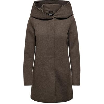 ONLY dam kappa Onlsedona Light Coat Otw Noos, Hot fodge/detalj: melerad, M ONLY dam kappa Onlsedona Light Coat Otw Noos, Hot fodge/detalj: melerad, M