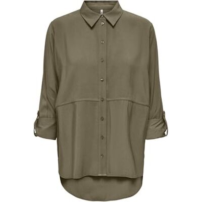 JACQUELINE de YONG damskjorta JDYOLLI skjorta, Valnöt, XS JACQUELINE de YONG damskjorta JDYOLLI skjorta, Valnöt, XS