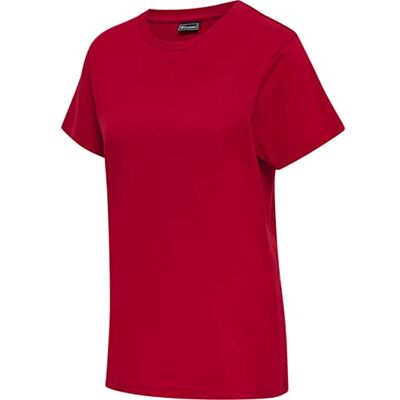 hummel , hmlRED basic T-shirt S-S Woman, Tango Röd, S hummel , hmlRED basic T-shirt S-S Woman, Tango Röd, S