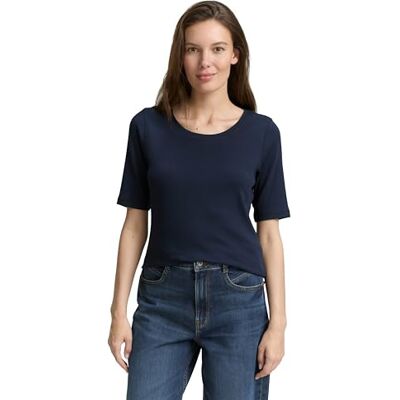 TOM TAILOR 1047728 T-shirt, 10668 Sky Captain Blue, XXS dam, 10668 Sky Captain Blue., XXS TOM TAILOR 1047728 T-shirt, 10668 Sky Captain Blue, XXS dam, 10668 Sky Captain Blue., XXS
