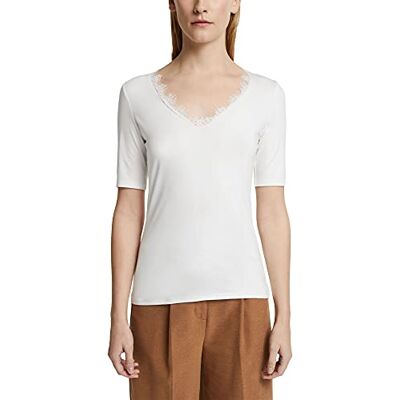 ESPRIT Collection T-shirt för kvinnor, 110/benvit, XXL ESPRIT Collection T-shirt för kvinnor, 110/benvit, XXL