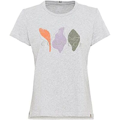 camel active Womenswear T-shirt för kvinnor, Heather Grey – löv, L camel active Womenswear T-shirt för kvinnor, Heather Grey – löv, L