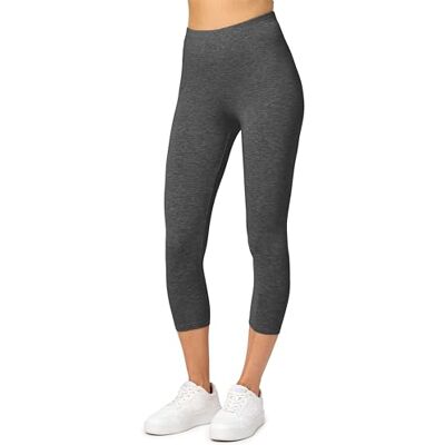 Merry Style Dam 3/4 Leggings MS10-144(Mörk melange, S) Merry Style Dam 3/4 Leggings MS10-144(Mörk melange, S)