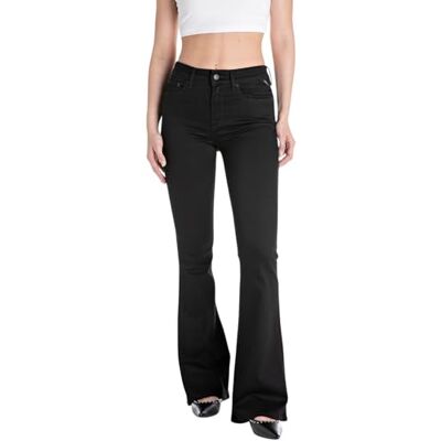 Replay dam flare fit jeans joella, 098 svart, 30W x 32L Replay dam flare fit jeans joella, 098 svart, 30W x 32L