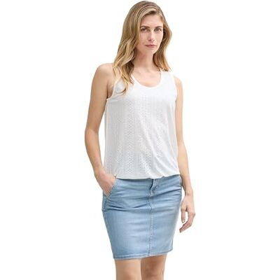 TOM TAILOR damtopp, 10315 viskande vit, XXS TOM TAILOR damtopp, 10315 viskande vit, XXS