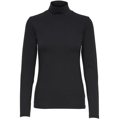 JDY ava New Life Turtleneck Top JRS Noos tröja, Svart/, L JDY ava New Life Turtleneck Top JRS Noos tröja, Svart/, L