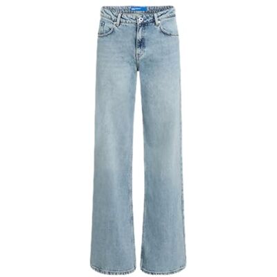 KARL LAGERFELD JEANS , Dam, Mid Rise Relaxed Denim, Relaxed Ben, Blå, 3030 KARL LAGERFELD JEANS , Dam, Mid Rise Relaxed Denim, Relaxed Ben, Blå, 3030