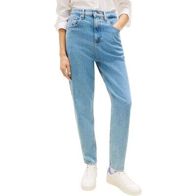 Tommy Jeans kvinnor MOM Jean UHR TPR AI4116 DW0DW21392, denim (denim ljus), 34W/30L, Denim (denim ljus), 34W x 30L Tommy Jeans kvinnor MOM Jean UHR TPR AI4116 DW0DW21392, denim (denim ljus), 34W/30L, Denim (denim ljus), 34W x 30L