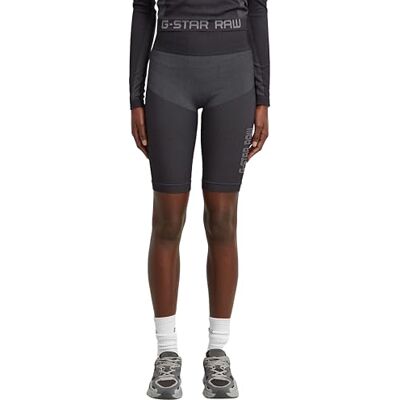 G-STAR RAW sömlösa shorts wmn, Svart (Dk Black D26340-d989-6484), L G-STAR RAW sömlösa shorts wmn, Svart (Dk Black D26340-d989-6484), L