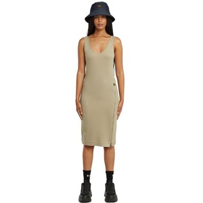 G-STAR RAW G-STAR Dam asymmetrisk dragkedja Wmn Casual klänning, Beige (Light Toggee D26593-d275-c626), XXS G-STAR RAW G-STAR Dam asymmetrisk dragkedja Wmn Casual klänning, Beige (Light Toggee D26593-d275-c626), XXS