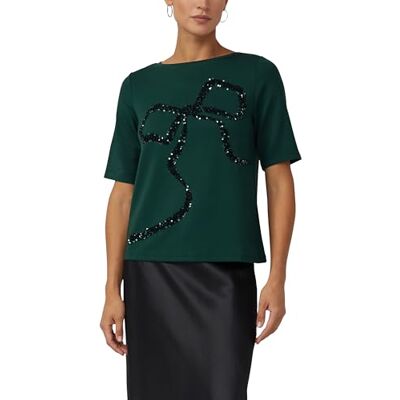 s.Oliver BLACK LABEL T-shirt med paljetter, 69 d1, 42 s.Oliver BLACK LABEL T-shirt med paljetter, 69 d1, 42