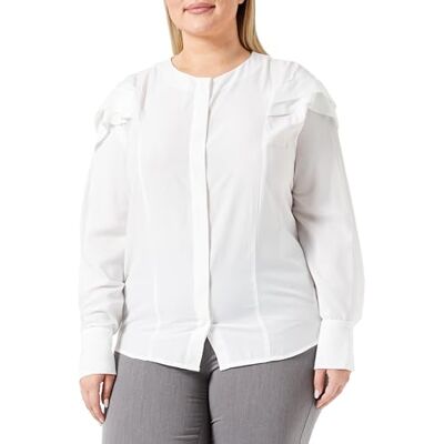 boundry Långärmad damblus 31223971-BO02, ullvit, XL, benvit, XL boundry Långärmad damblus 31223971-BO02, ullvit, XL, benvit, XL