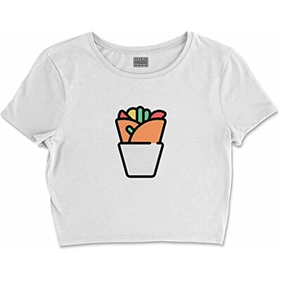 Bona Basics , Digitalt tryck, bas-t-shirt för kvinnor, 100% bomull, vit, avslappnad, damtoppar, storlek: L, Vitt och blått Bona Basics , Digitalt tryck, bas-t-shirt för kvinnor, 100% bomull, vit, avslappnad, damtoppar, storlek: L, Vitt och blått