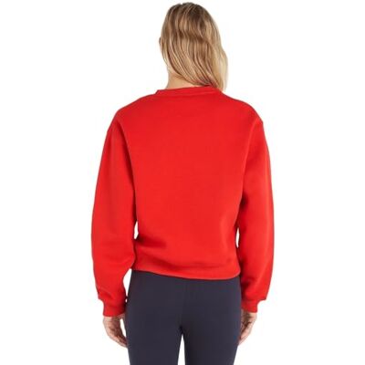 Tommy Hilfiger damtröja utan huva, Orange (fyrverkerier), 3XL Tommy Hilfiger damtröja utan huva, Orange (fyrverkerier), 3XL