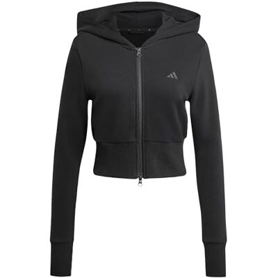 adidas Kobiety Seasonal Essentials French Terry Full-Zip, black, XS adidas Kobiety Seasonal Essentials French Terry Full-Zip, black, XS