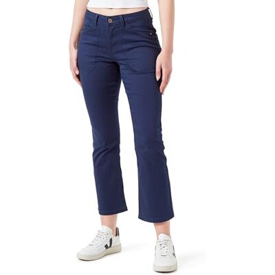 Cream dam Jeans Women's Twill Jeans Beskuren Längd Bootcut Ben Smal Passform Mellanrum Midja Cream dam Jeans Women's Twill Jeans Beskuren Längd Bootcut Ben Smal Passform Mellanrum Midja