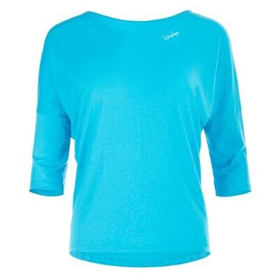 WINSHAPE Ultralätt, mjuk modal-3/4-ärm, skjorta, MCS004, all-fit-stil, fitness, dans, fritid, yoga, pilates WINSHAPE Ultralätt, mjuk modal-3/4-ärm, skjorta, MCS004, all-fit-stil, fitness, dans, fritid, yoga, pilates