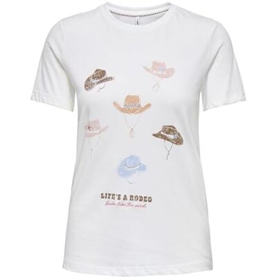 ONLY Onlkita Life Reg S/S Texana Top Box JRS, Molndansare, M ONLY Onlkita Life Reg S/S Texana Top Box JRS, Molndansare, M