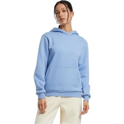 Build Your Brand Fluffy Hoody, avslappnad huvtröja i lös passform, storlekar XS – 5XL, Powderblue, XS Build Your Brand Fluffy Hoody, avslappnad huvtröja i lös passform, storlekar XS – 5XL, Powderblue, XS