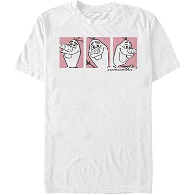 Disney Unisex Frozen 2 Samantha Organic kortärmad T-shirt, Vit, XL Disney Unisex Frozen 2 Samantha Organic kortärmad T-shirt, Vit, XL